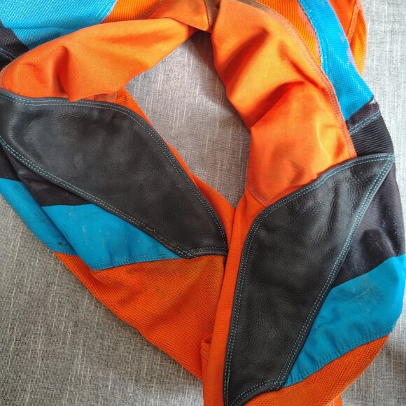 Troy Lee Designs Pants Orange Blue GP Pro Motocross MX Motorcycle Racing Adult - Picture 9 of 13